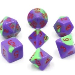 Hot Legacy Dice Blended 7 Dice Set with Bag
