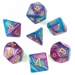 Hot Legacy Dice Blended 7 Dice Set with Bag