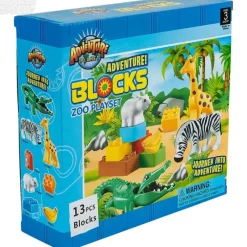 Sale Adventure Planet Blocks 13 Piece Zoo Block Set