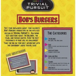 Clearance USAopoly Bob's Burgers Trivial Pursuit Game