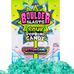 Best Koko's Boulder Blast Sour Cotton Candy Popping Candy - Single