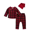 Clearance XYZ Toys Buffalo Plaid Santa Outfit Set