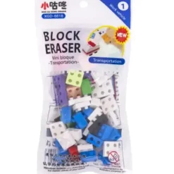 New Idako Building Blocks Mini Erasers Bag