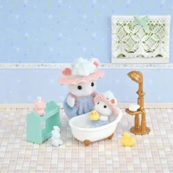 Discount Epoch Everlasting Play Calico Critters - Bath Time Bubble Siblings