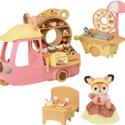 Epoch Everlasting Play Calico Critters - Dip Dip Donuts Wagon