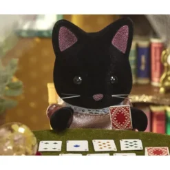 New Epoch Everlasting Play Calico Critters Midnight Cat Family