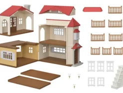 Epoch Everlasting Play Calico Critters Red Roof Country Home - Secret Attic Playroom