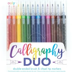 Online Ooly Calligraphy Duo Double Ended Markers - Set of 12