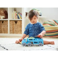 Hot Green Toys Car Carrier