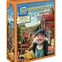 New Asmodee Carcassonne Expansion 5: Abbey and Mayor