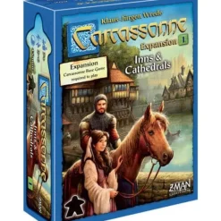 Discount Asmodee Carcassonne Expansion 1: Inns and Cathedrals New Edition