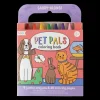 Discount Ooly Carry Along Crayon & Coloring Book Kit - Pet Pals