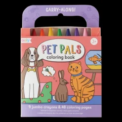 Discount Ooly Carry Along Crayon & Coloring Book Kit - Pet Pals