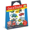 Hot Peaceable Kingdom Cars and Trucks Reusable Sticker Tote