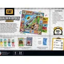 New MasterPieces CAT - Builder Opoly Junior Game