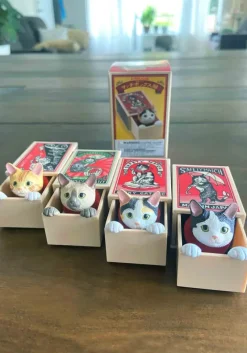 Outlet Clever Idiots Cat Peek Matchbox Blind Box