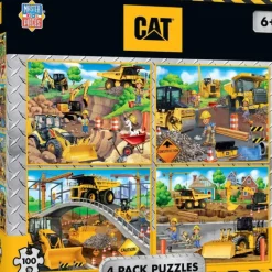 Discount MasterPieces Caterpillar - 4-Pack - 48 Piece Puzzles