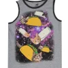 Discount Childrens Apparel CATS TACOS & BURRITOS Boys 8-18 Tank Top