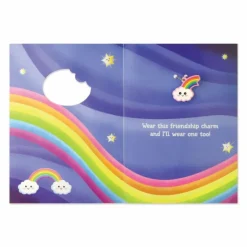 Outlet Peaceable Kingdom Charm: Rainbow Card