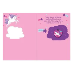 Outlet Peaceable Kingdom Charm: Unicorn Card