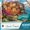 Clearance MasterPieces Chuck Pinson Art Gallery - A Beautiful Day at Cinque Terre - 1000 Piece Puzzle