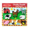 Hot Melissa u0026 Doug Chunky Puzzle - Farm Animals