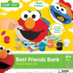 Sale MasterPieces Classic Wood Paint Kit - Sesame Street Best Friends Bank