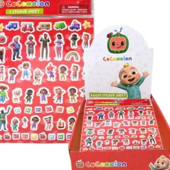 New United Party Cocomelon Raised Sticker Sheet