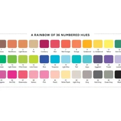 Best Mindware Color By Number 36 Color Pencil Set