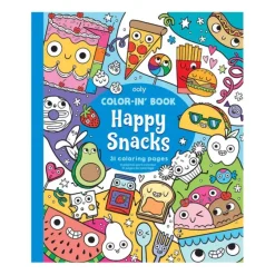 Hot Ooly Color In Book - Happy Snacks