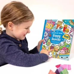 Hot Ooly Color In Book - Happy Snacks