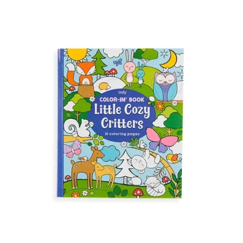 Discount Ooly Color In Book - Little Cozy Critters