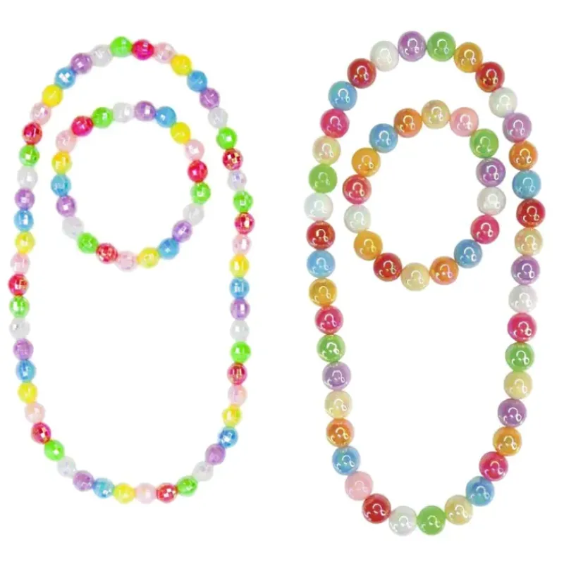 Best Creative Education Color Me Rainbow Necklace & Bracelet Set