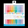 New Ooly Confetti Stamp Double-Ended Markers - Set of 9