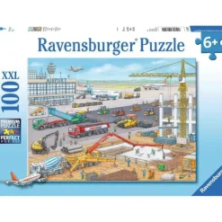 Online Ravensburger Construction At The Airport - 100 Piece Puzzle