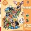 MasterPieces Contours - Fawn Friends - 500 Piece Shaped Puzzle