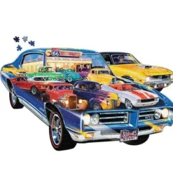 Sale MasterPieces Contours - Road Trippin' - 1000 Piece Shaped Puzzle