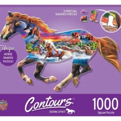 Best MasterPieces Contours - Sedona Spirit - 1000 Piece Shaped Puzzle