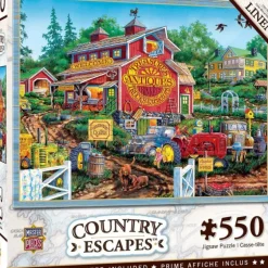Sale MasterPieces Country Escapes - Antique Barn - 550 Piece Puzzle