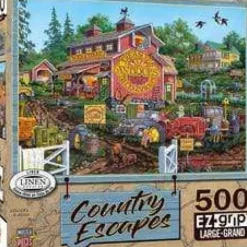 Sale MasterPieces Country Escapes - Antique Barn - 550 Piece Puzzle