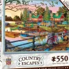 Hot MasterPieces Country Escapes - Away From It All - 550 Piece Puzzle