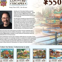 Hot MasterPieces Country Escapes - Away From It All - 550 Piece Puzzle