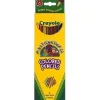 New Crayola 8 Count Colored Pencils, Multicultural Colors - Long