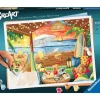 Clearance Ravensburger CreArt Cozy Cabana 12x16 Paint by Number