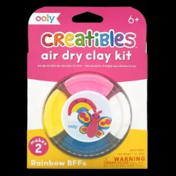 Ooly Creatibles Mini Air Dry Clay Kit -Rainbow Pals