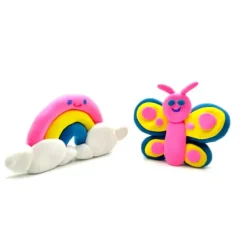 Ooly Creatibles Mini Air Dry Clay Kit -Rainbow Pals