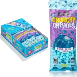 Hot Raindrops Crunchy Chewies - Bubblegum 1.4 oz Bag
