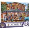 Clearance MasterPieces Cutaways - Hometown Market - 1000 Piece EZGrip Puzzle
