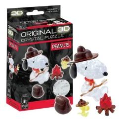 Sale University Games 3D Crystal Puzzle - Snoopy Campfire