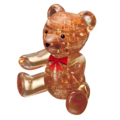 Best University Games 3D Crystal Puzzle - Teddy Bear Gold